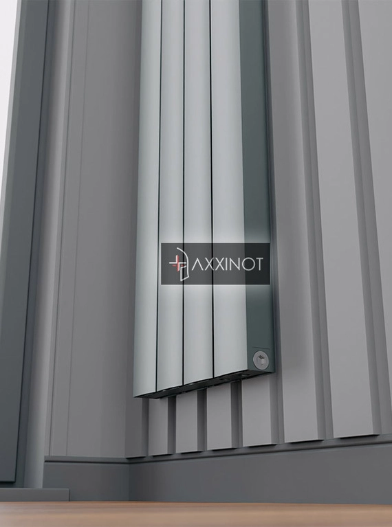 Axxinot Barkas V 1800 - вертикальный алюминиевый радиатор высотой 1830 мм