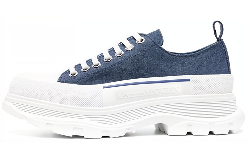 Alexander McQueen Treadslick Sneakers "Indigo Blue"