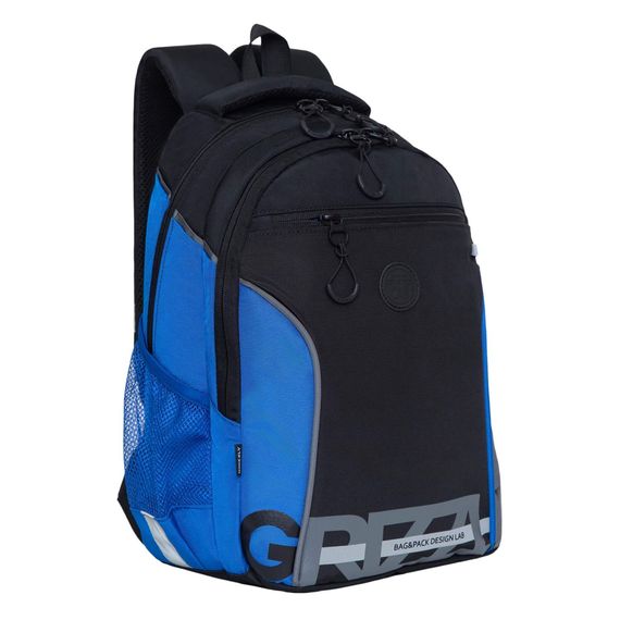 Çanta \ Bag \ RB-259-1m Рюкзак школьный (/2 черный - синий - серый)