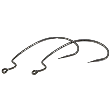 Крючок Офсетный Owner 5109-071 № 4 Black Chr. 6шт J-Light Worm 167059