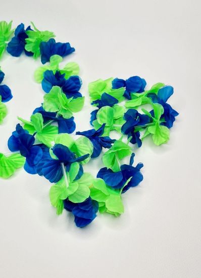 Гавайский набор (ожерелье, венок, браслеты 2 шт.)