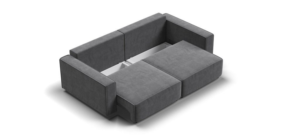 Диван BOSS SOFT MODOOL велюр Monolit серый