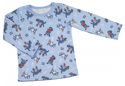 Пижамная кофта 384/3 супер динозавр