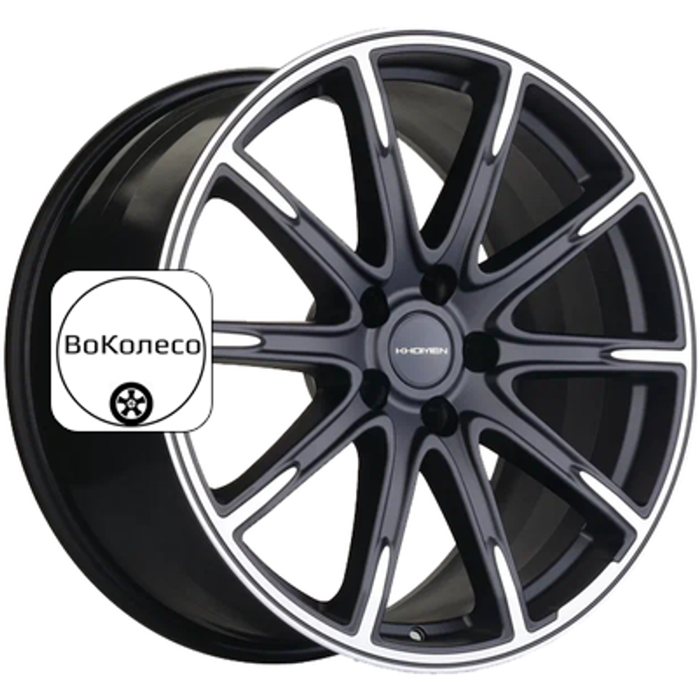8,5x19/5x112 ET38 D66,6 KHW1903 (Mercedes) Black-FP matt Khomen Wheels