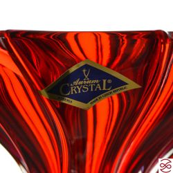 Конфетница Aurum Crystal Plantica 15 см Red