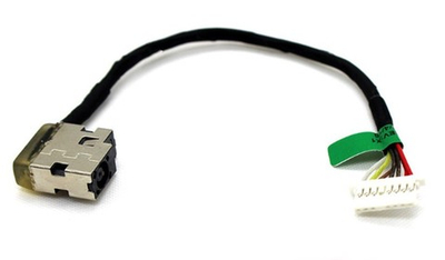 Разъем питания на кабеле для ноутбука 15-Ac010nr, 15-Ac000, 799736-F57  с кабелем, 10 см