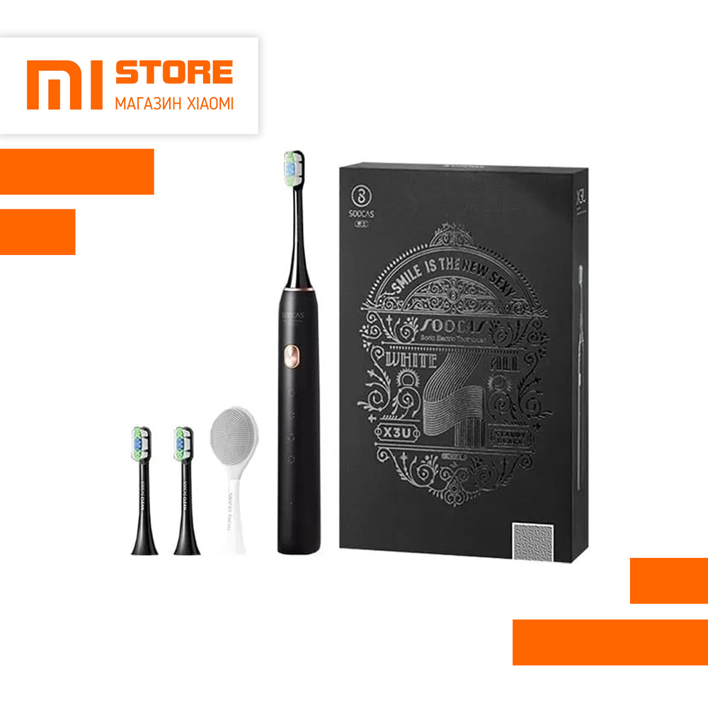 Электрическая зубная щётка Xiaomi SOOCAS X3U Sonic Electric Toothbrush Black