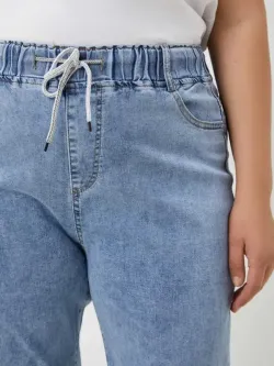 Джинсы на резинке
