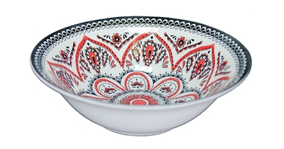 Тарелка суповая глубокая 18 см ВОСТОК, фарфор (комплект 12шт.)