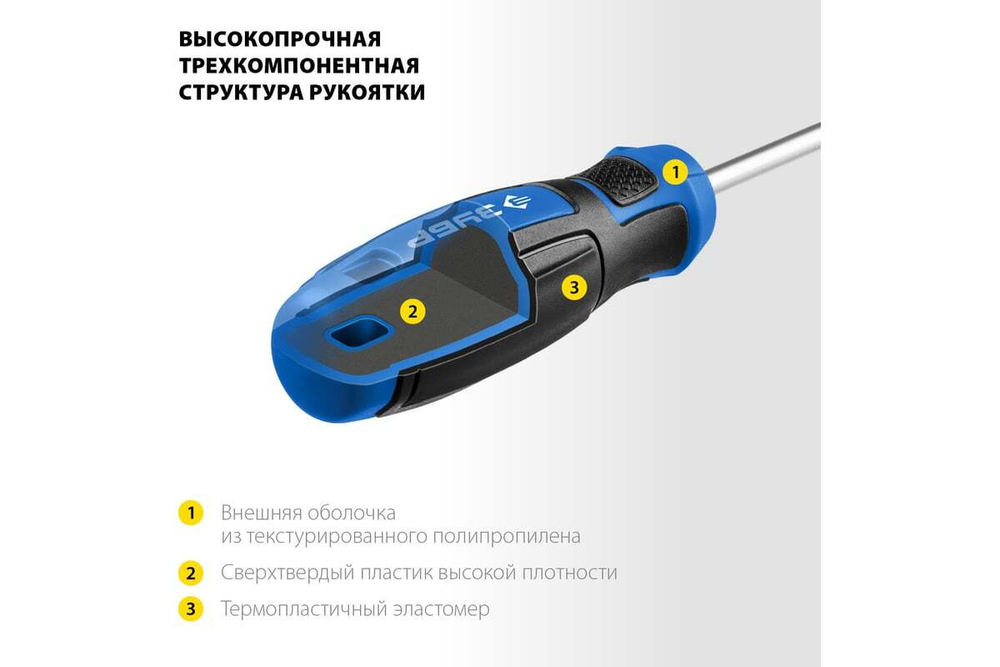 Набор отверток ЗУБР Профессионал-18 в держателе, 18 шт. 25242