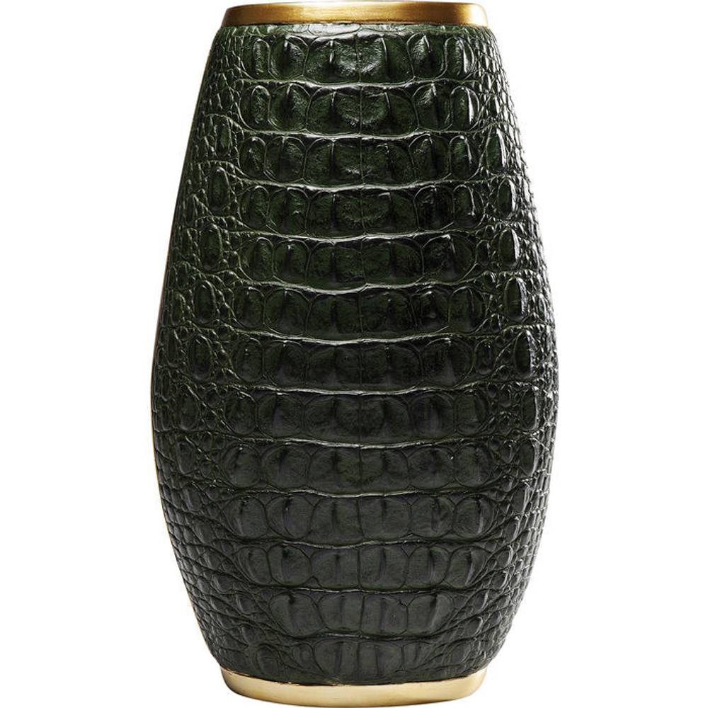 Ваза Кроко зелёная
