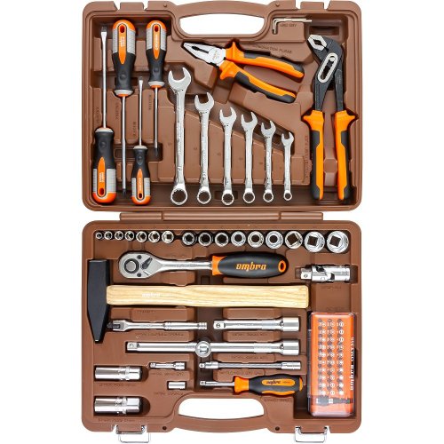 Набор универсального инструмента OMBRA 1/4", 1/2"DR (75 предм.)   OMT75S