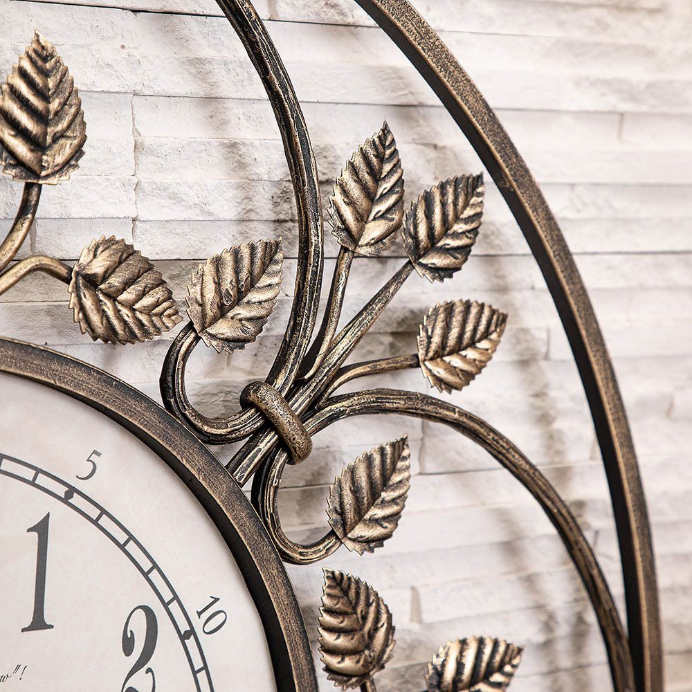 Часы настенные London Time большие Амбер