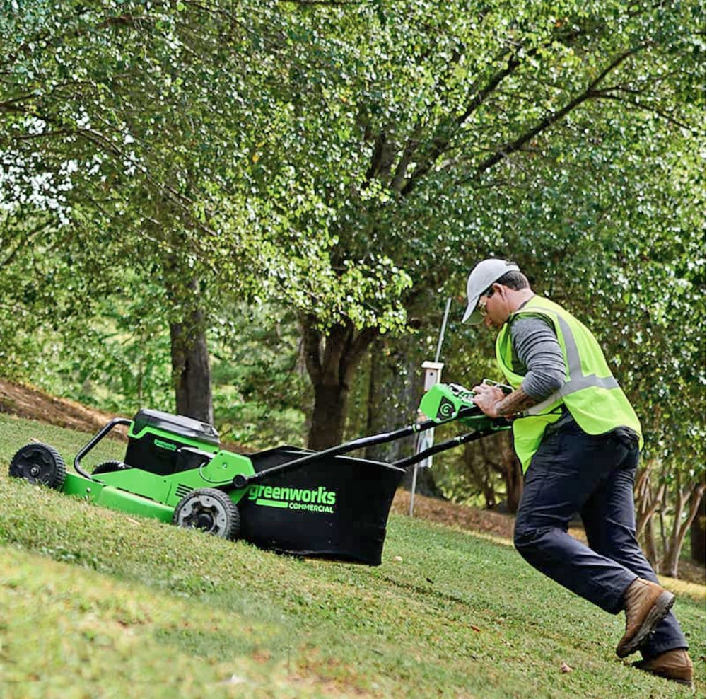 Cамоходная аккумуляторная газонокосилка Greenworks 82LM30S , 82v, 76 см, (2519207), без АКБ и ЗУ