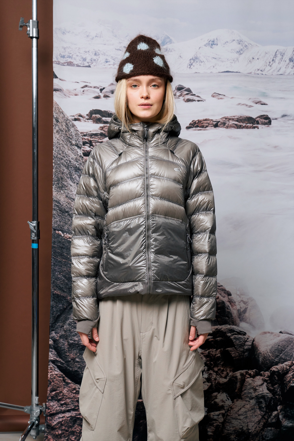 Куртка Nothomme Blue Down Jacket "Silver"