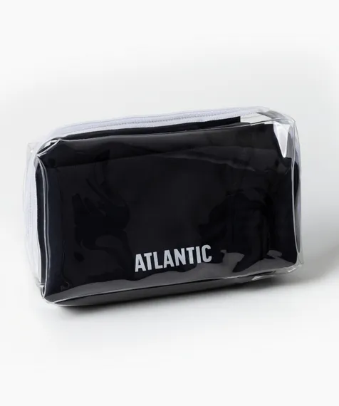 Шорты купальные мужские удлинённые (1шт) Atlantic KMS-323, полиамид, черный