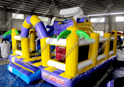 Надувной батут "Мульти-сафари-утка" 6*6*4 м