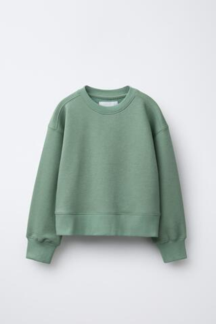 ZARA БАЗОВАЯ ТОЛСТОВКА, ЗЕЛЕНЫЙ