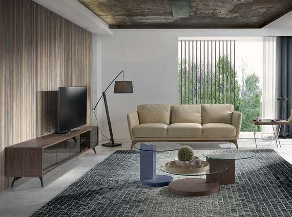 Тумба под ТВ Angel Cerda 3048, 240х50 см, орех