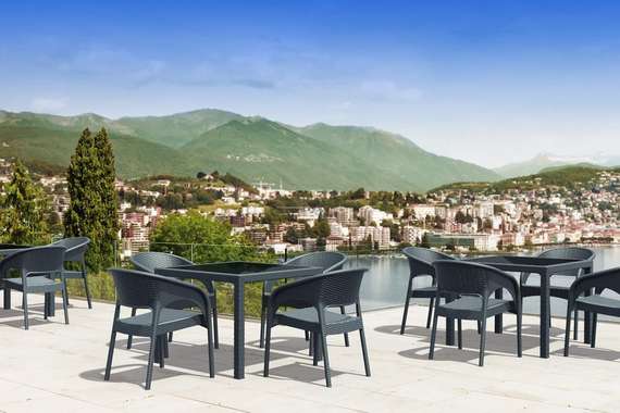 Уличное кресло Panama серое