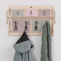 Вешалка настенная Пандора 1 Айвори Акварель