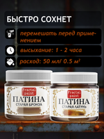 Комбо жидких патин (старая бронза+старая латунь) 2х20 мл