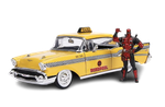 Набор Hollywood Rides Chevy Bel Air-Hard Top W/Deadpool Figure