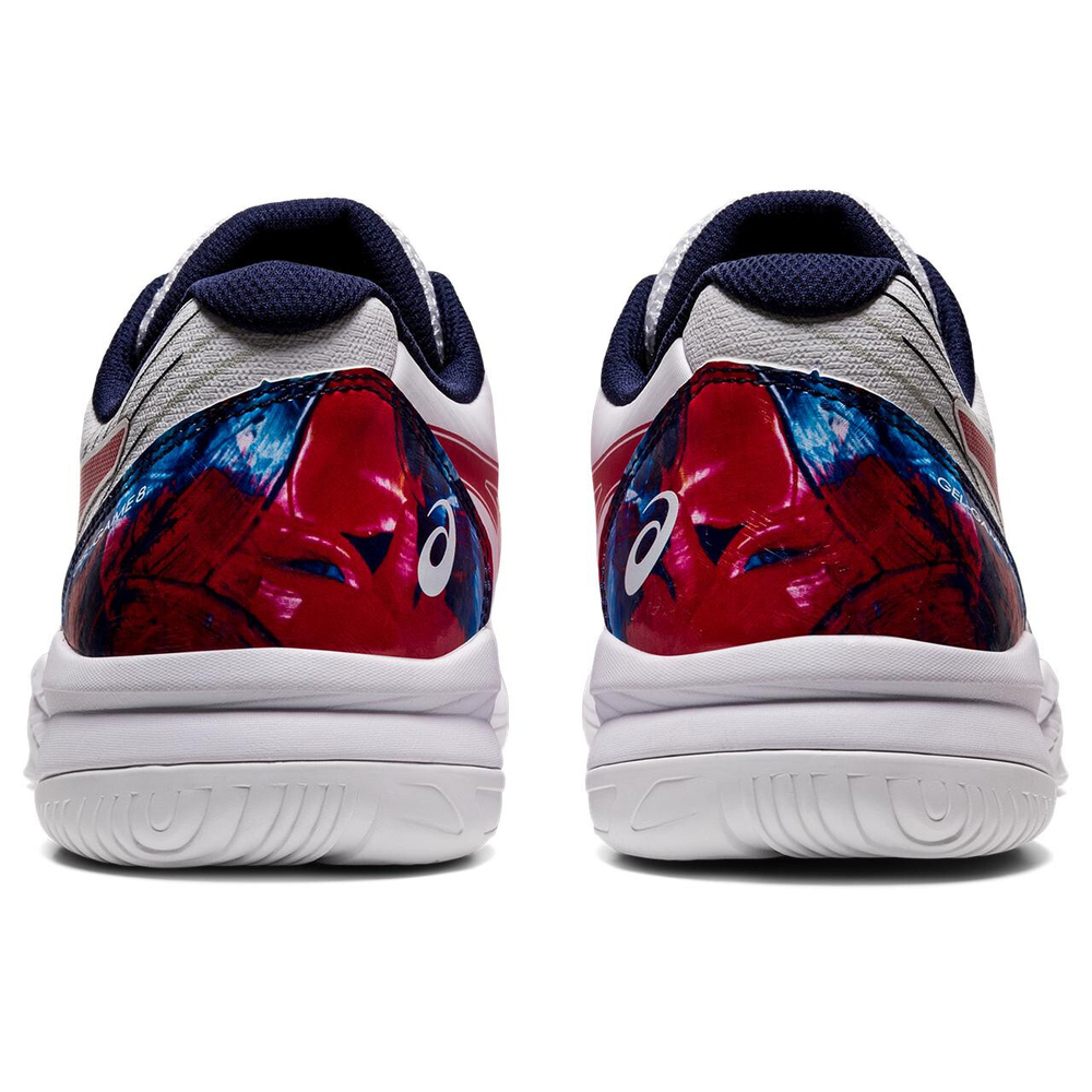 Мужские кроссовки теннисные Asics Gel-Game 8 L.E. - white/classic red
