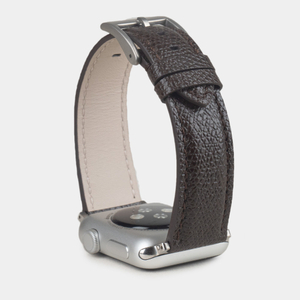 Ремешок для Apple Watch 44/45/46 mm из кожи сафьяно, коричневого цвета