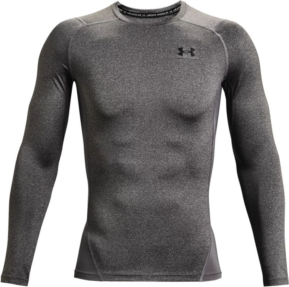 Термобелье Under Armour HeatGear Armour Comp Long Sleeve M - carbon heather/black