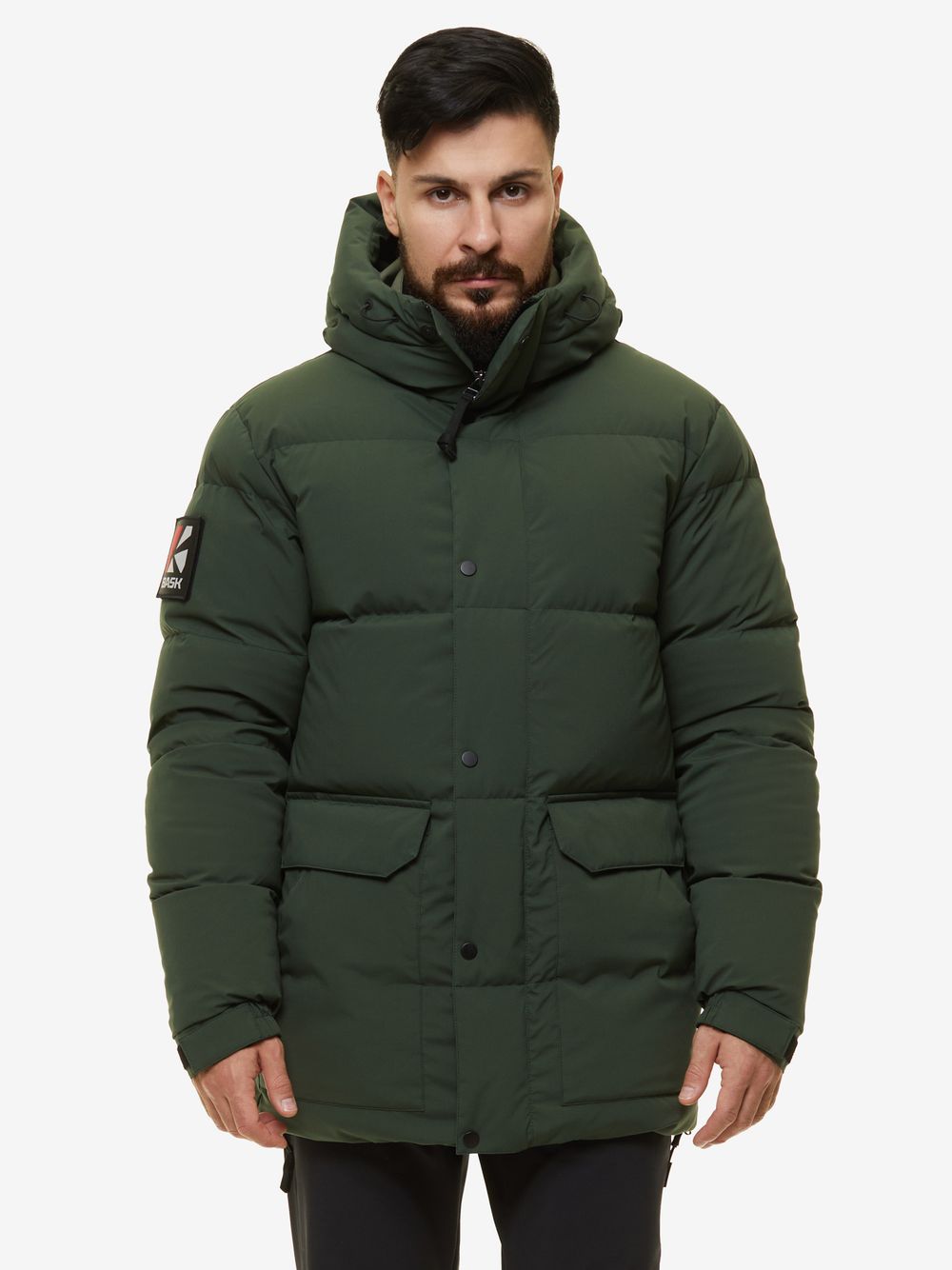 Куртка мужская пуховая BASK ANGIR зеленый