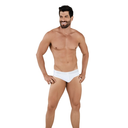 Мужские трусы бразилиана белые Clever LUCERNA THONG 103401