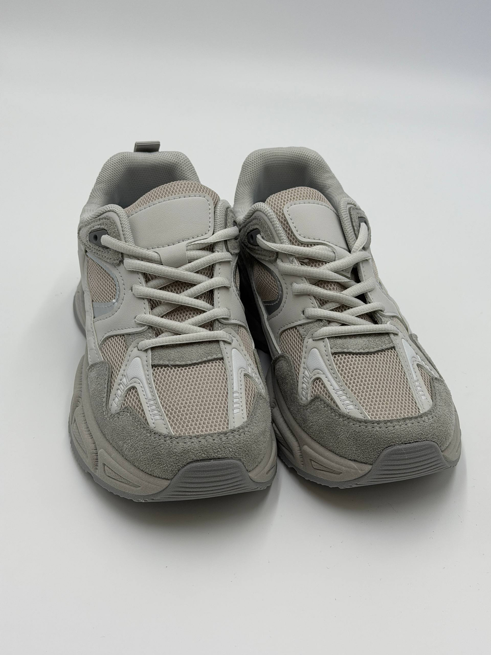 Кроссовки женcкие экокожа арт. 837-4 цвет "серый"