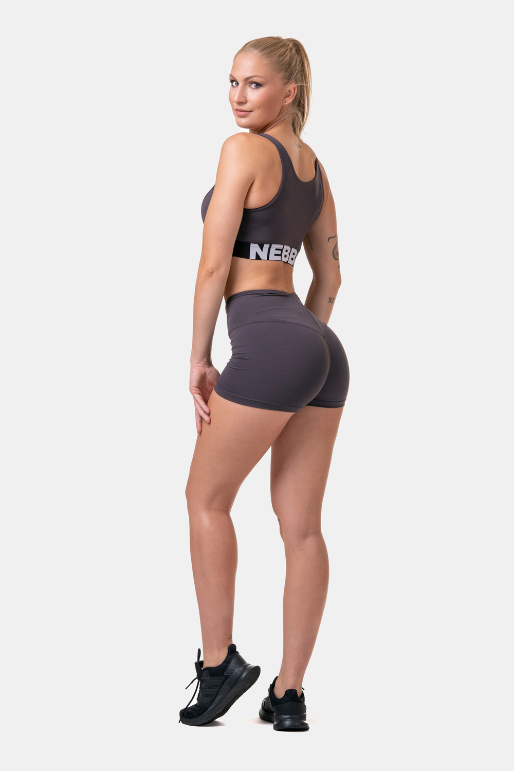 Шорты женские Classic HERO High Waist Shorts 582 Каштановые
