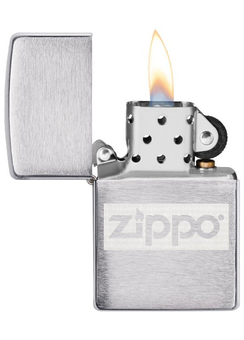 Подарочный набор: фляжка 89 мл и зажигалка в коробке с подвесом ZIPPO 49358