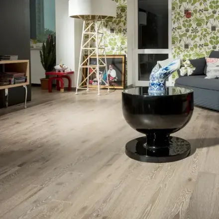 Инженерный паркет Coswick Дуб Серый Кашемир (Grey Cashmere) Шелковое масло