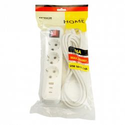 Удлинитель с выключателем Stekker Home 50138