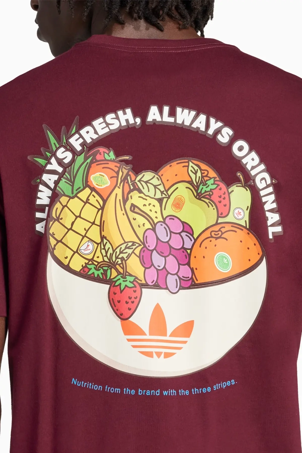 Футболка adidas Trefoil Series Loose - бордовый