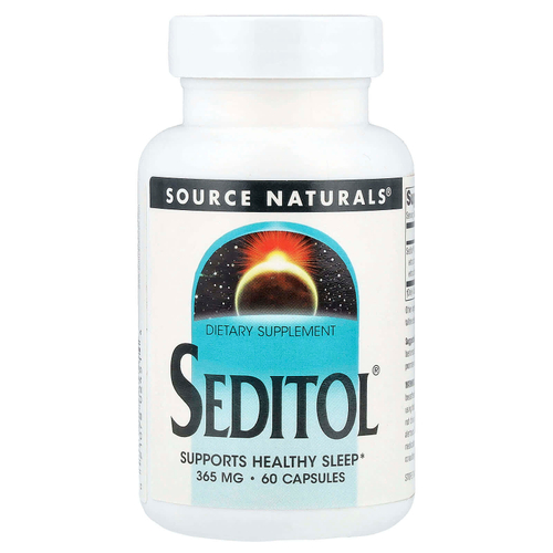Source Naturals, Седитол, 60 капсул