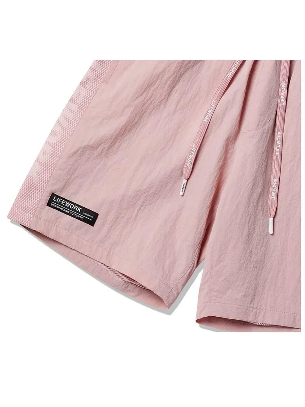 Шорты нейлоновые с сетчатыми полосками