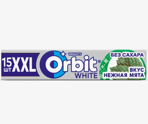 Резинка жевательная Orbit Белоснежный Нежная мята XXL 20.4 г