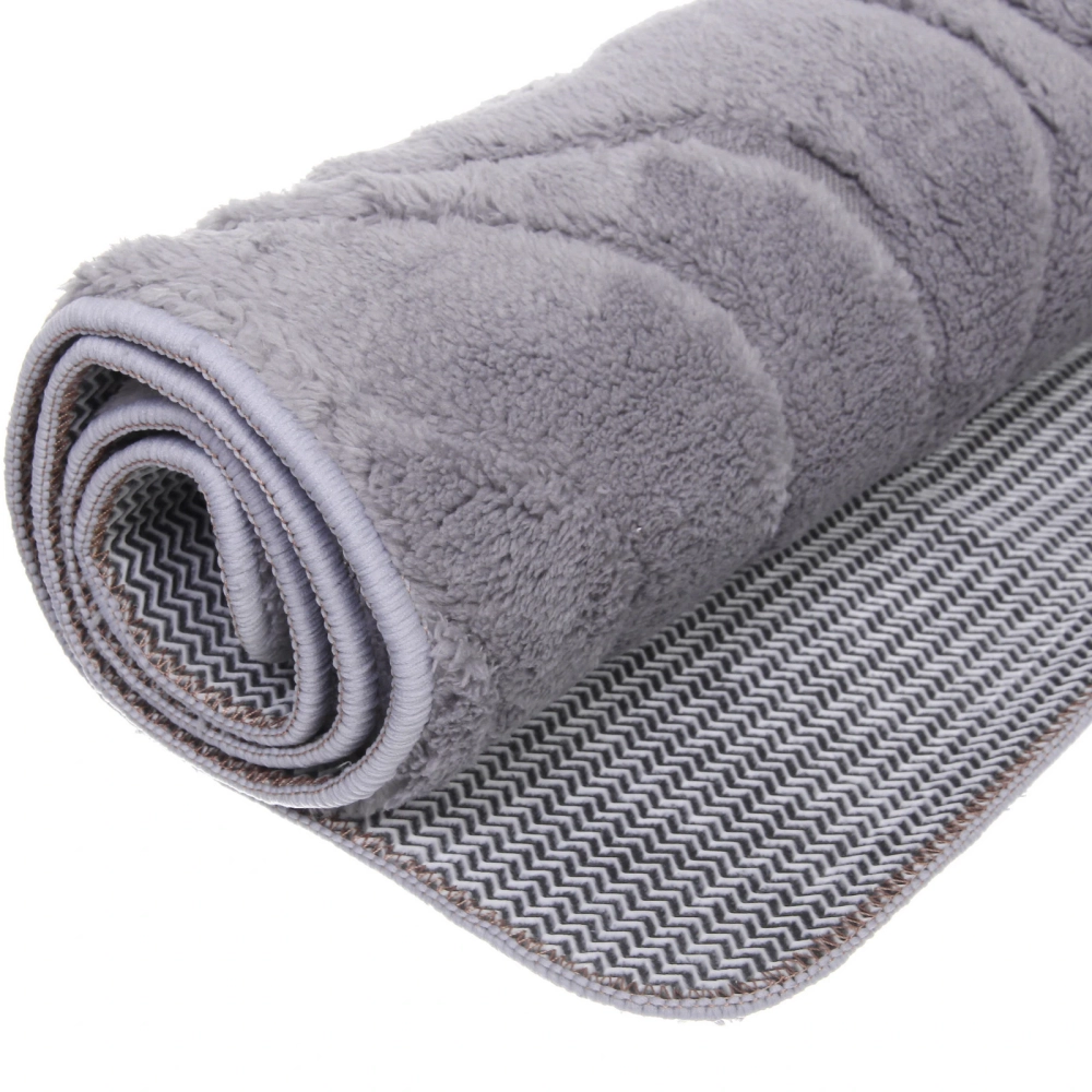 Коврик для ванной 80*120"Гармония» серый