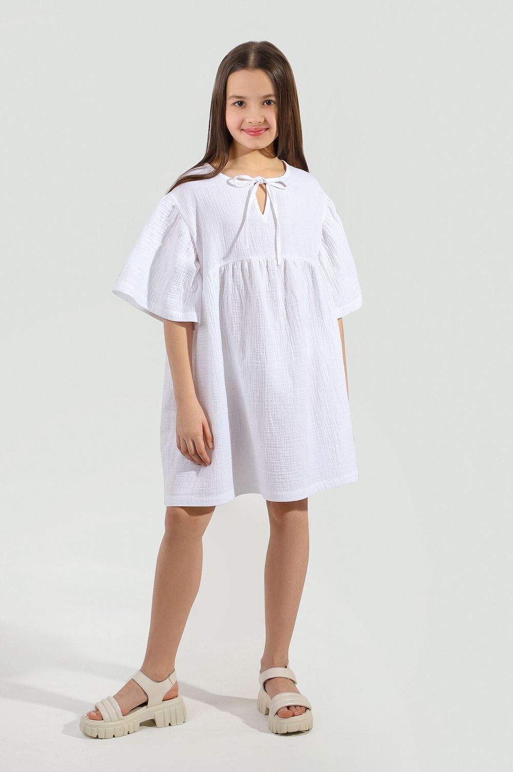 Туника для девочки Баунти-1 Виотекс БЕЛЫЙ