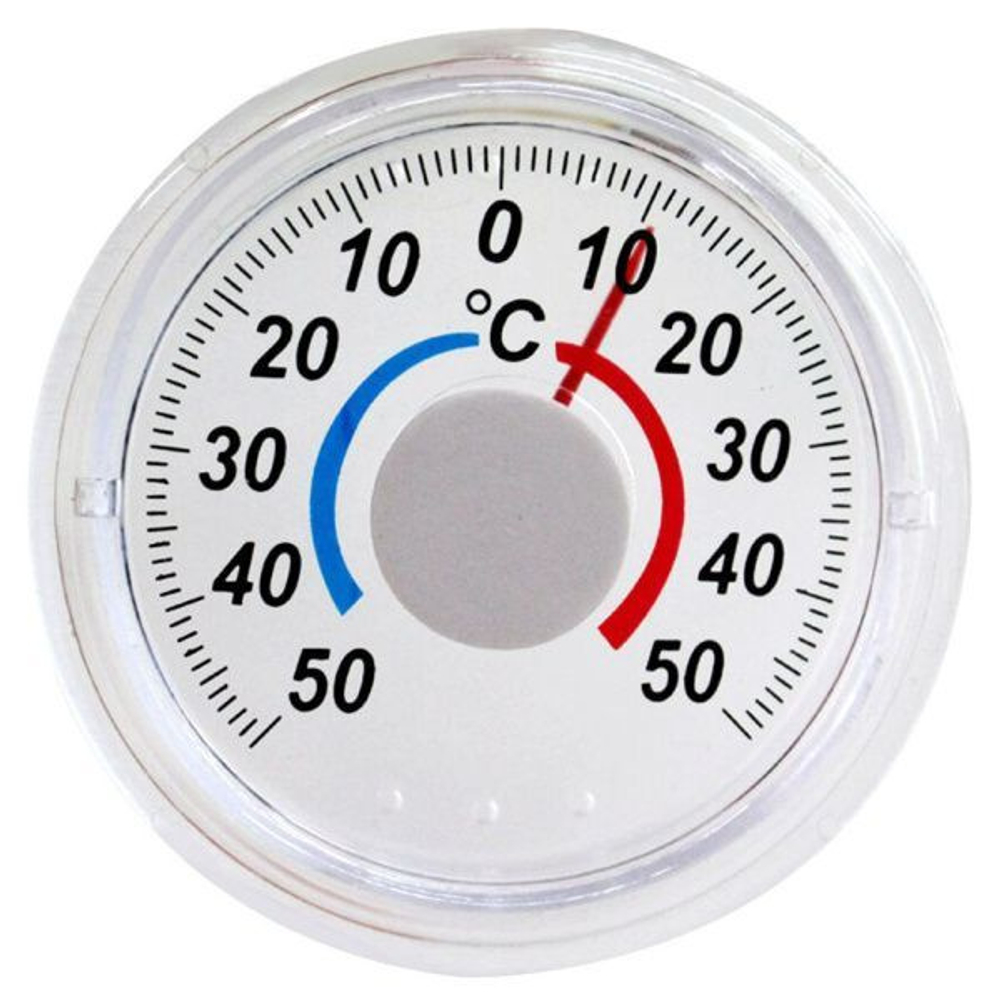 Термометр оконный "Биметаллический" круглый ТББ