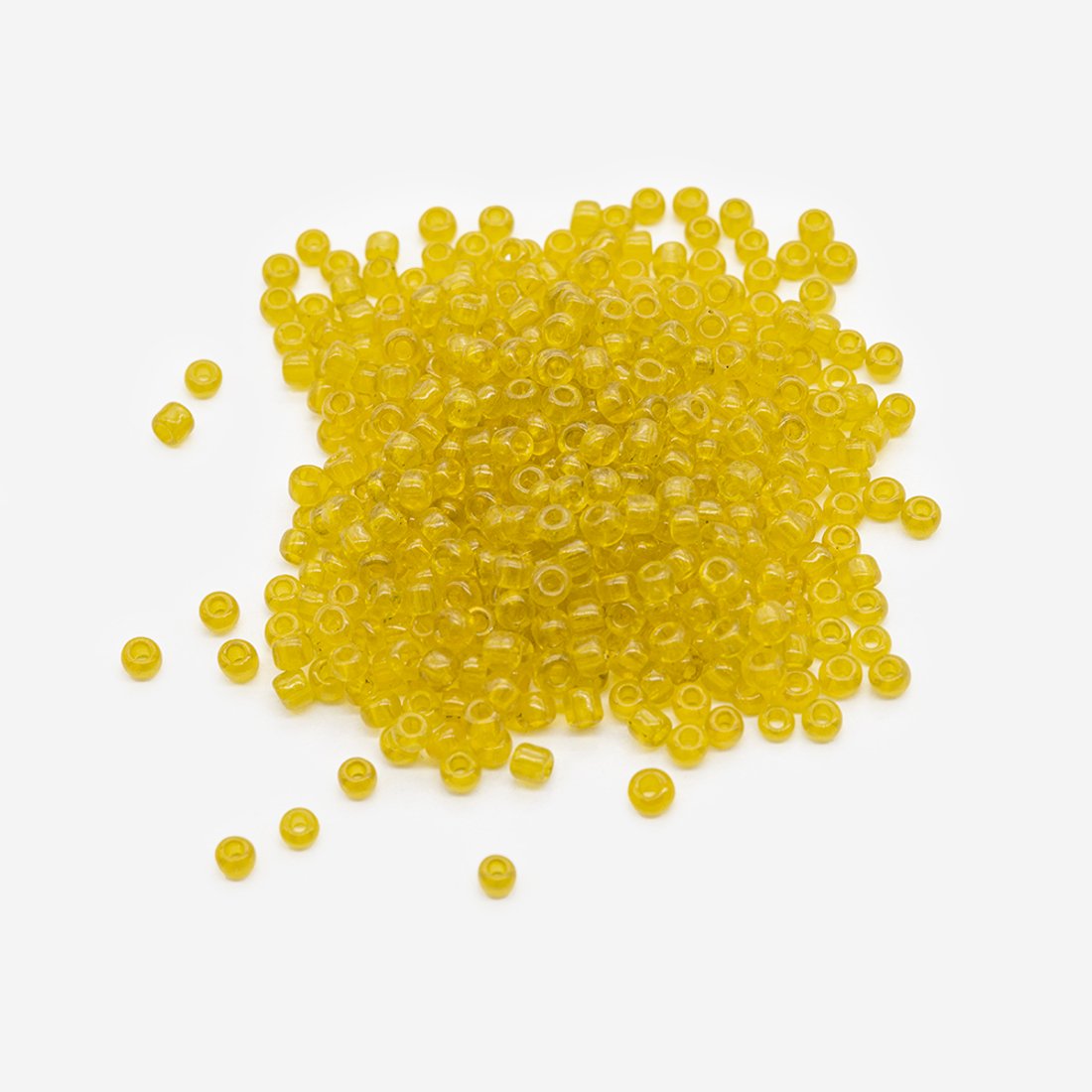 Бисер крафтовый, 3мм, прозрачный, оттенок №258 "Amber Gold"