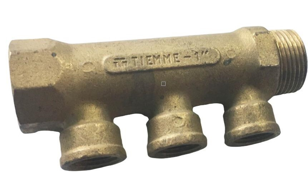 Коллектор TIEMME 1x1/2 в.р.на 3 вых