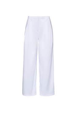 Брюки медицинские женские Юми, белый хлопок