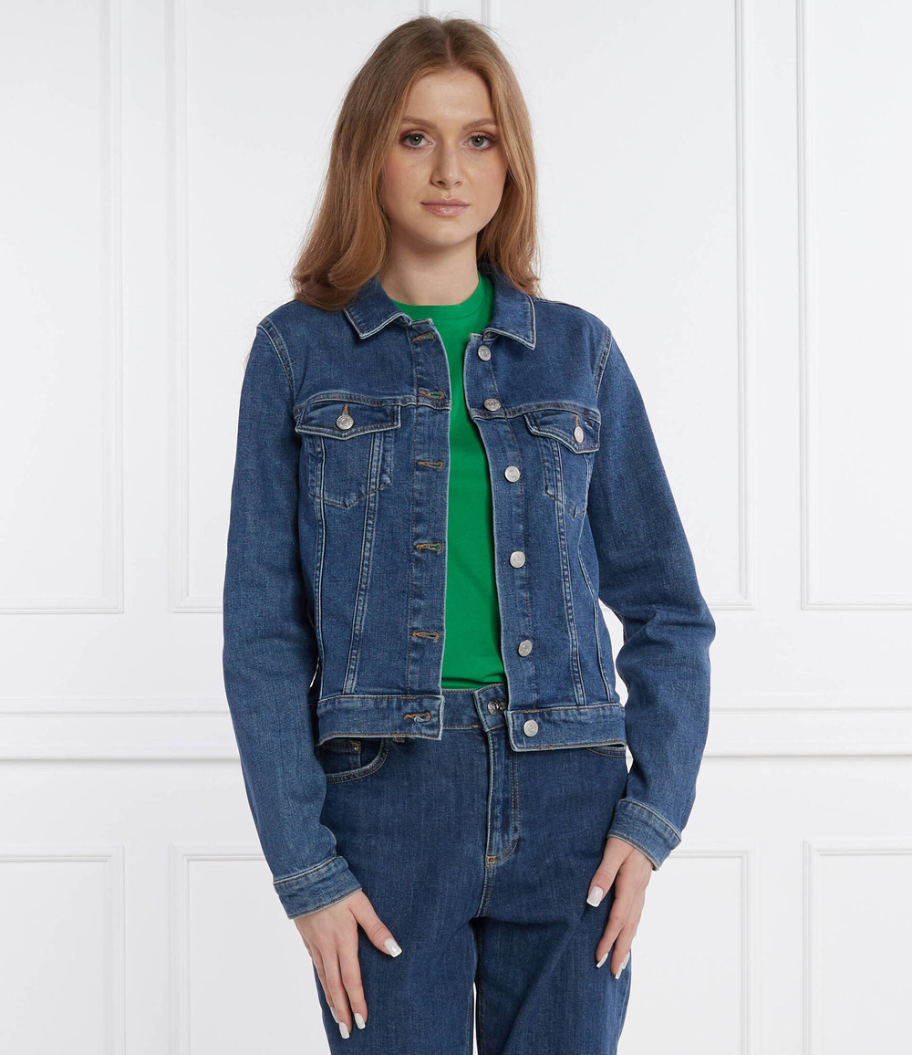 Джинсовая куртка Tommy Hilfiger - голубой(WW0WW41335)