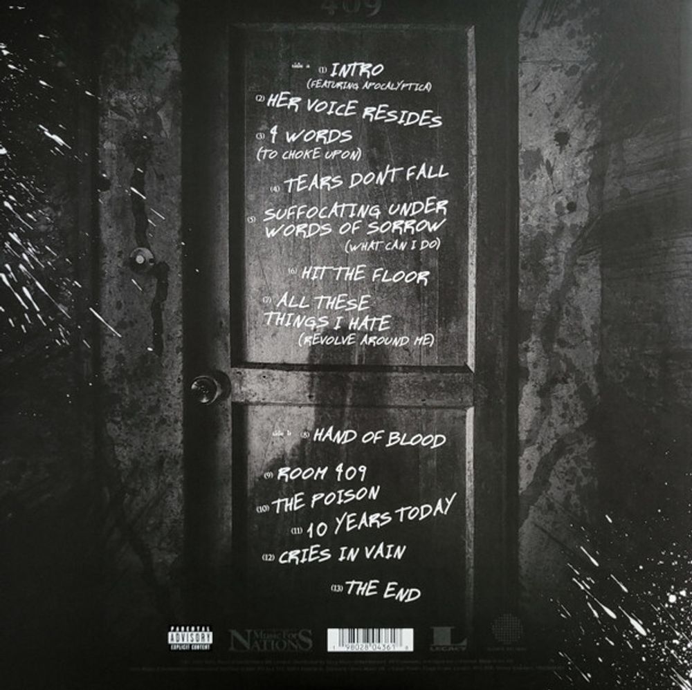 Bullet For My Valentine The Poison (Limited, Transparent Red) LP Новая запечатанная виниловая пластинка