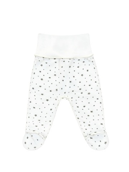 Утепленные ползунки с мягким согревающим начёсом Звездочки gray (56,62)